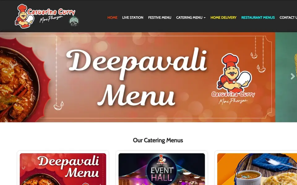 Livingmenu website homepage, 4 Oct 2026