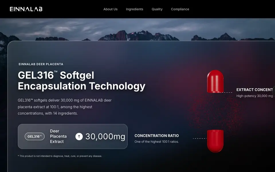 EINNALAB website homepage, 4 Oct 2026