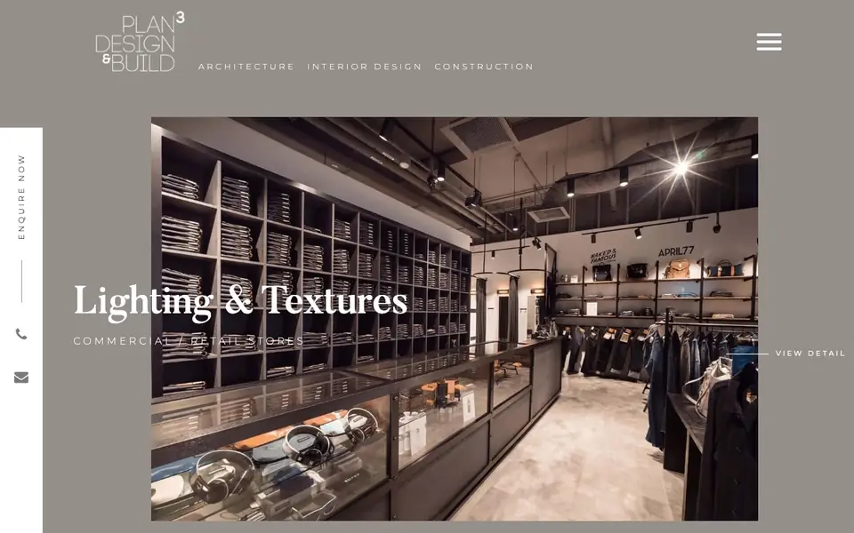 Plan3 Design & Build website homepage, 4 Oct 2026