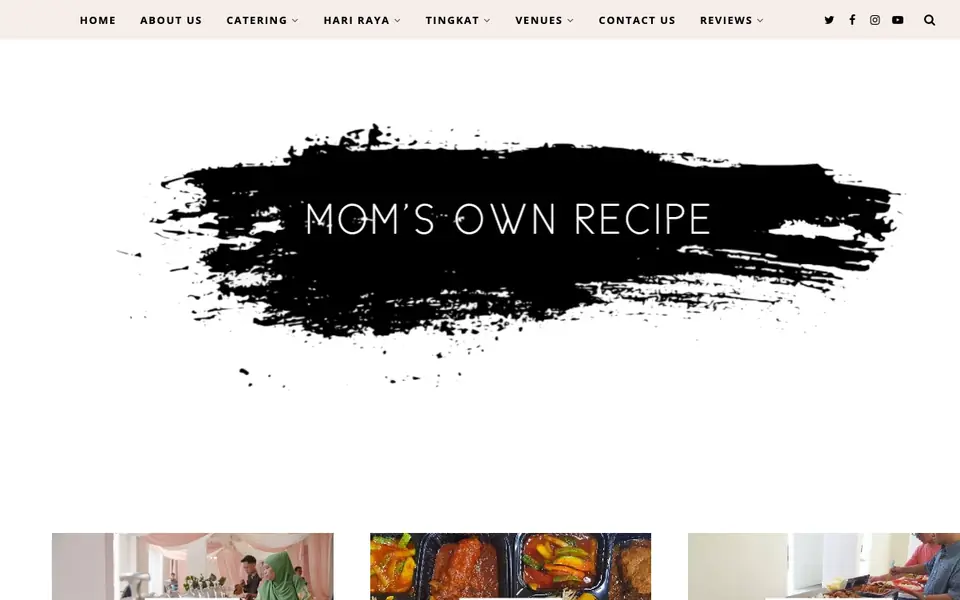 Ros Catering Services website homepage, 4 Oct 2026