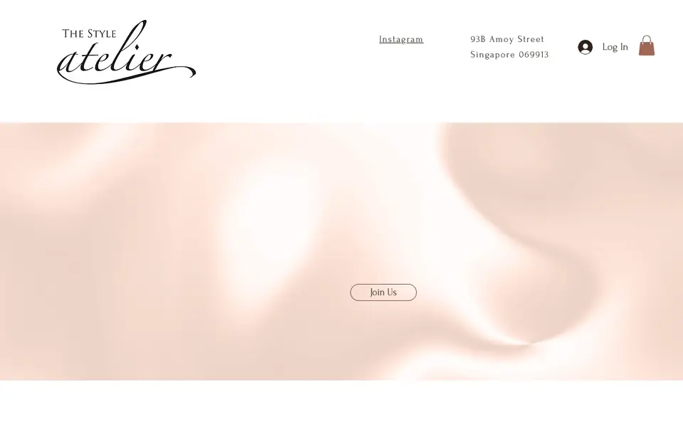 The Style Atelier website homepage, 4 Oct 2026