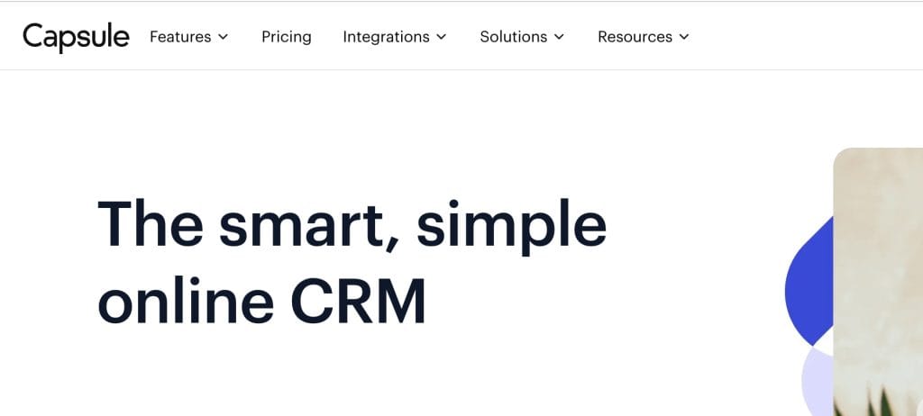 Capsule CRM
