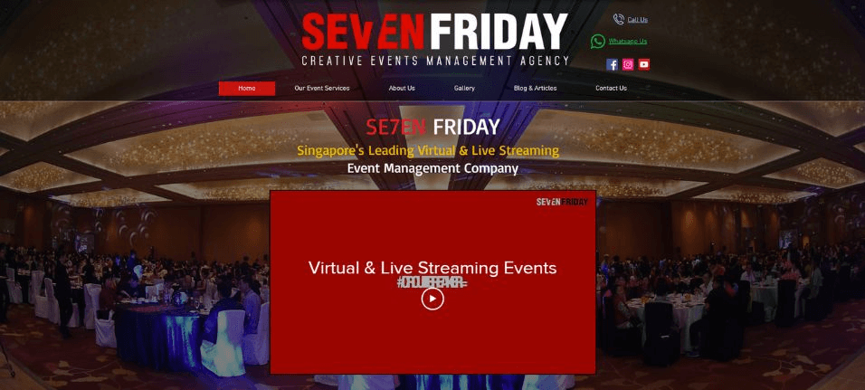 Se7en Friday Event Company Singapore