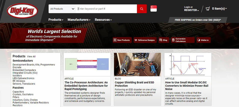 DigiKey Electronics Singapore
